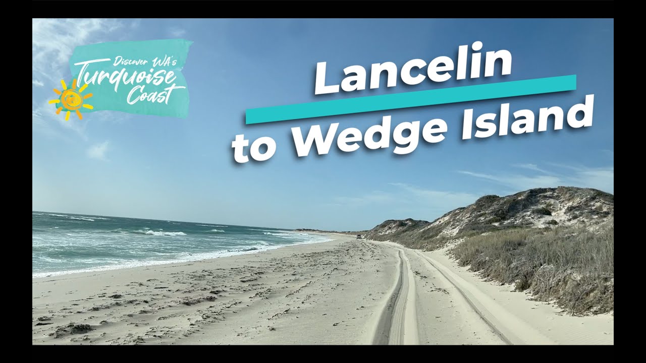 Lancelin to Wedge Island beach drive video
