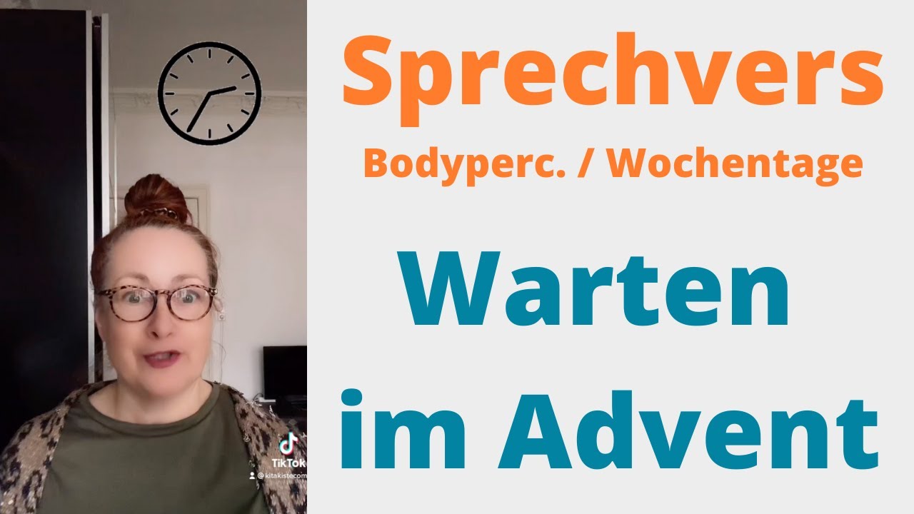 WARTEN im ADVENT - Sprechvers / Bodypercussion f&uuml;r Kita & Grundschule