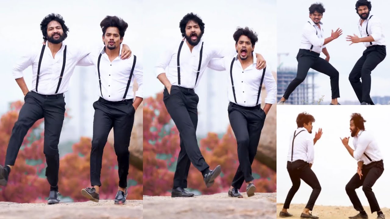 Bigg boss fame Syed sohel and Mehaboob dilse mass dance for RRR Natu Natu song