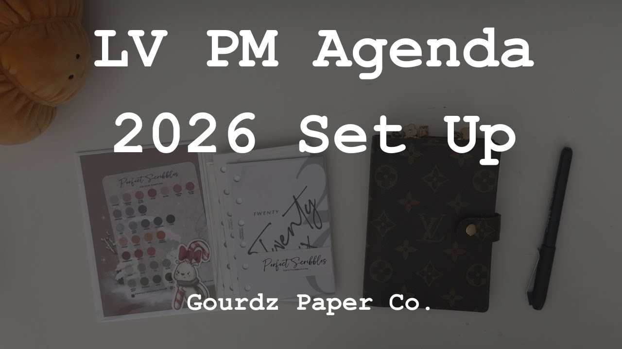 Настройка ежедневника Louis Vuitton PM Agenda 2026