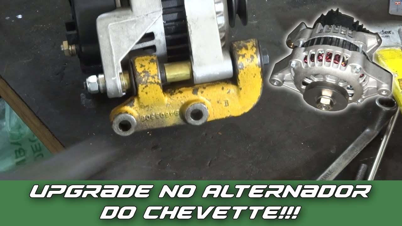 Alternador 100ah no Chevette Injetado