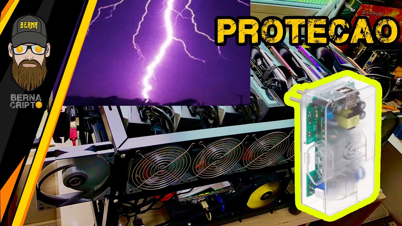 PROTEJA SUA RIG DE MINERAÇÃO CONTRA ⚡️SURTOS⚡️ COM DPS PORTÁTIL DIRETO NA TOMADA 🔌 - BERNA CRIPTO