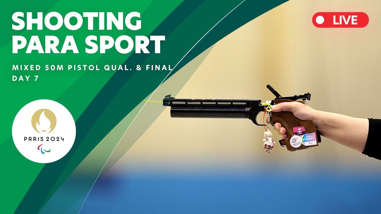 Shooting Para Sport - Mixed 50m Pistol Qualification & Final | Day 7 | Paris 2024 Paralympics