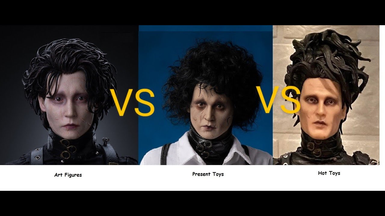 Eduardo Manostijeras 1/6 Art figures VS Present Toys VS Hot Toys VS Real Edward scissorhands