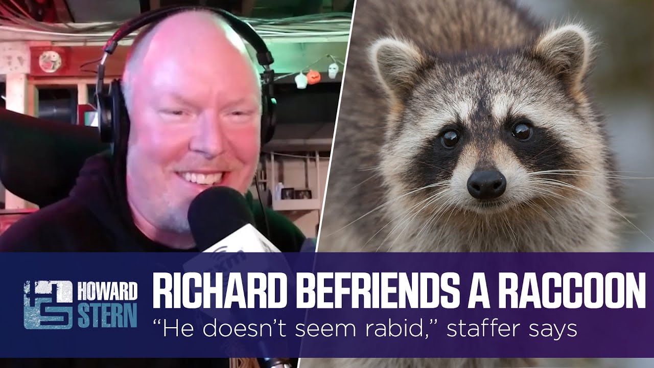 Richard Christy Has Befriended a Raccoon