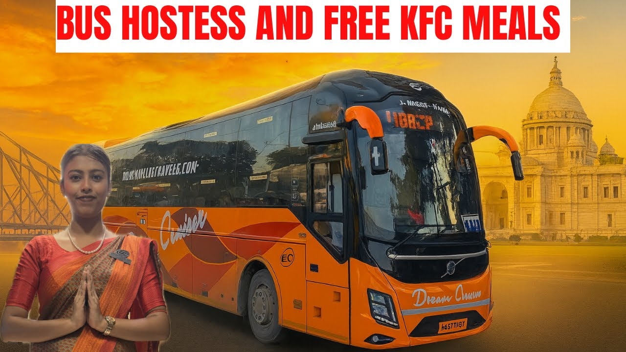 Volvo 9600SLX Sleeper Bus with Onboard Washroom  | Siliguri To Kolkata Dream Cruiser Bus 