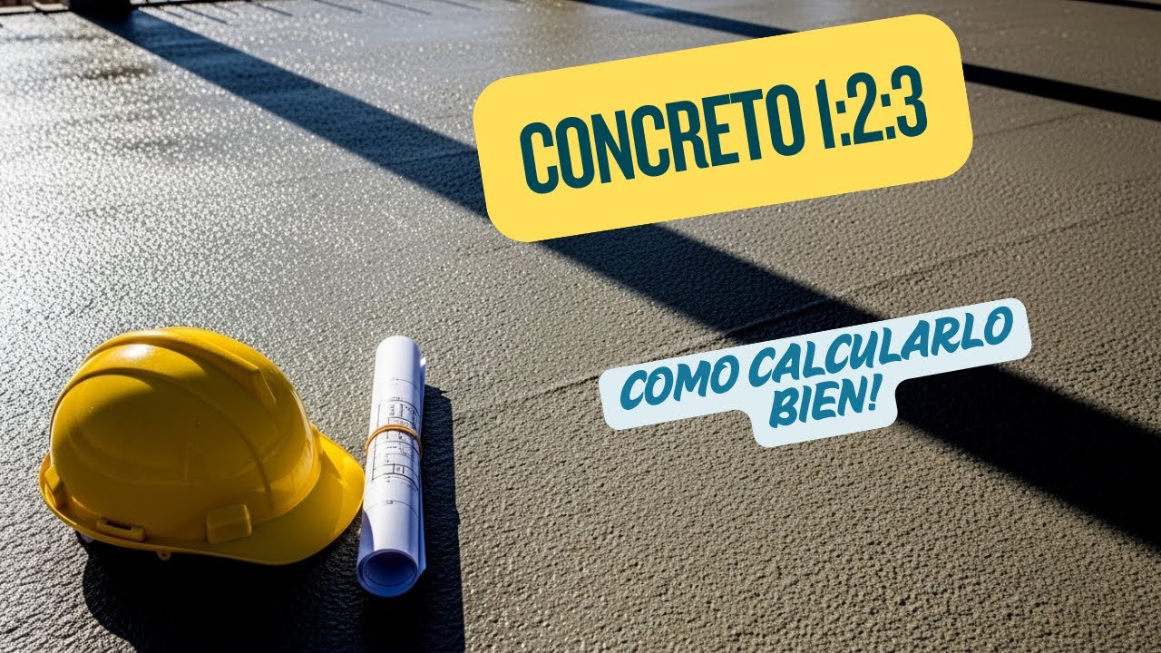 CÓMO CALCULAR CONCRETO: Método 1:2:3 (Sin Desperdiciar Dinero) 💰