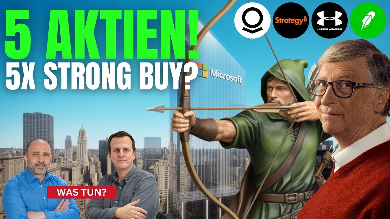 Strategy -  Hoffnung stirbt zuletzt! | Microsoft | Palantir | Robinhood | Under Armour