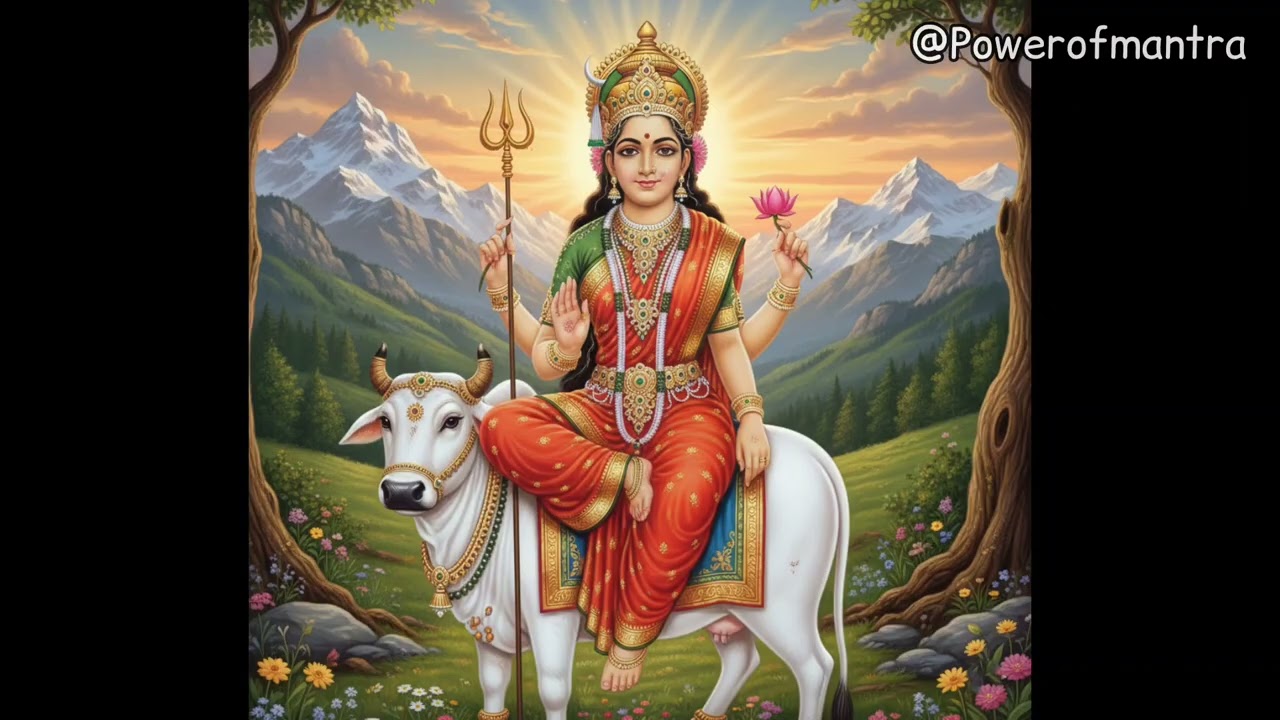 Shailaputri Durga Devi Dhyan Mantra 108 times