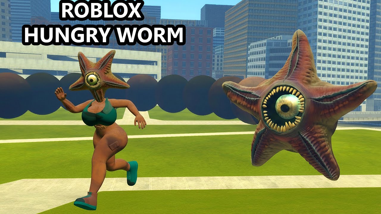 I FOUND THE STRONGEST ROBLOX HUNGRY WORM IN THE CITY in Garry's Mod!