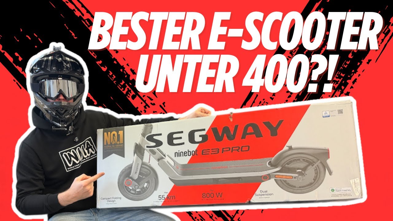 Bester E-Scooter unter 400€? Und leicht zu tunen? Segway E3 Pro