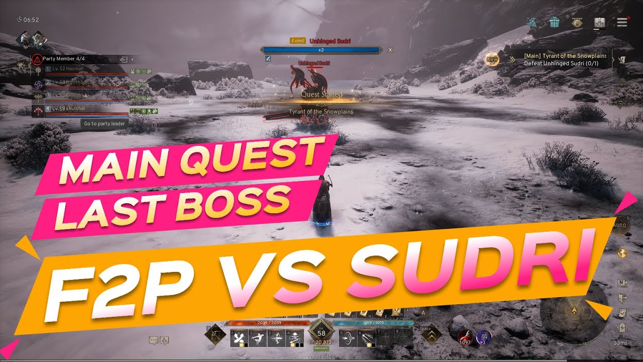 ODIN VALHALLA RISING | POV F2P VS BOSS SUDRI, NO EPIC, STATS AT THE END OF THE VIDEO