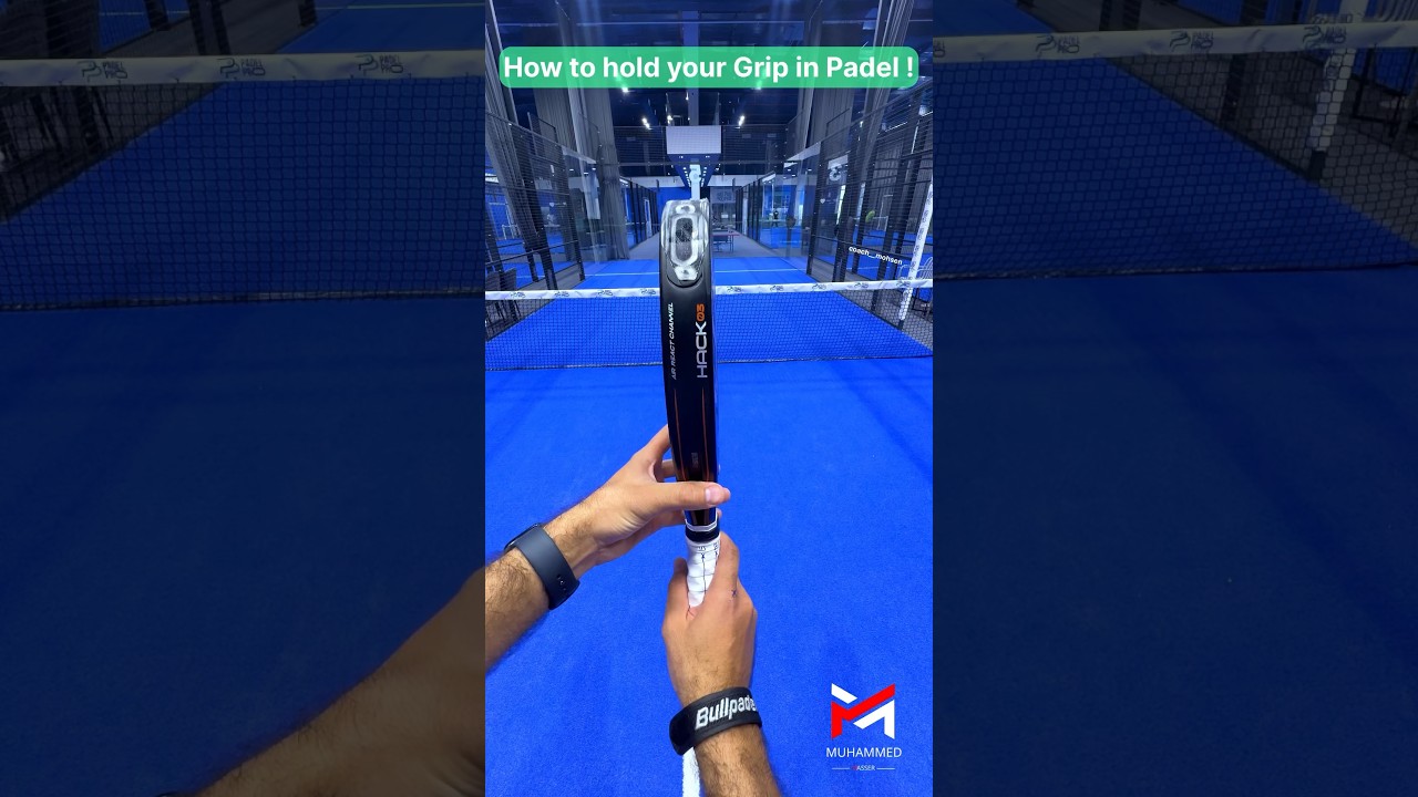 How to hold your Grip right in 30 seconds !! 💥✅ ￼#padel #padelcoach #padeltips #padeldrills #sports