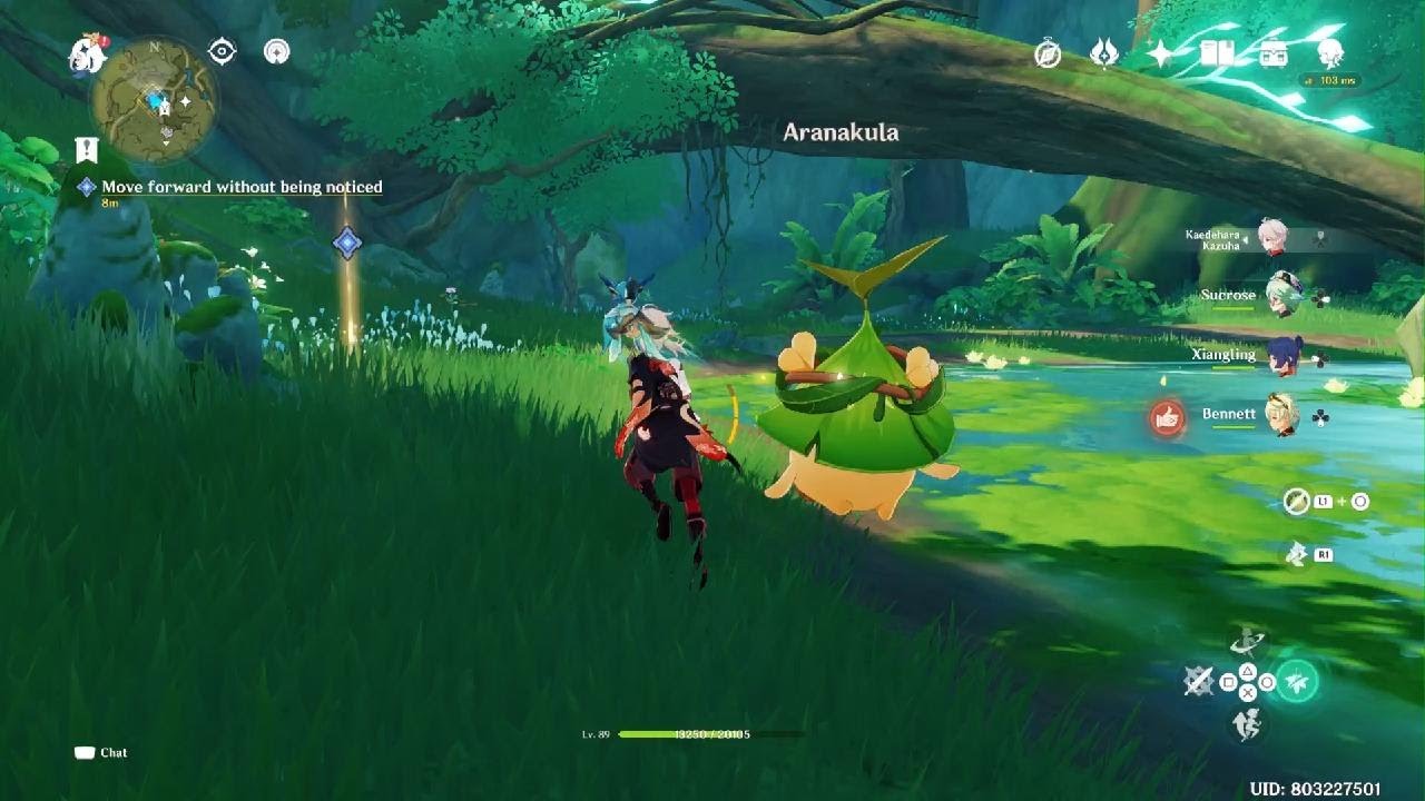 MOVE FORWARD WITHOUT BEING NOTICED Genshin Impact