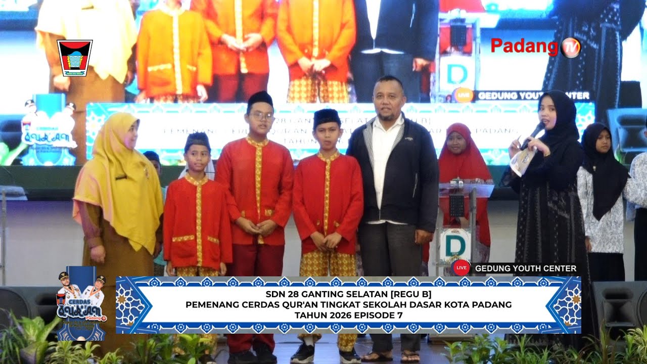 🔴 LIVE : Cerdas Qur'an Tingkat Sekolah Dasar/Sederajat Kota Padang Tahun 2026 Episode 7