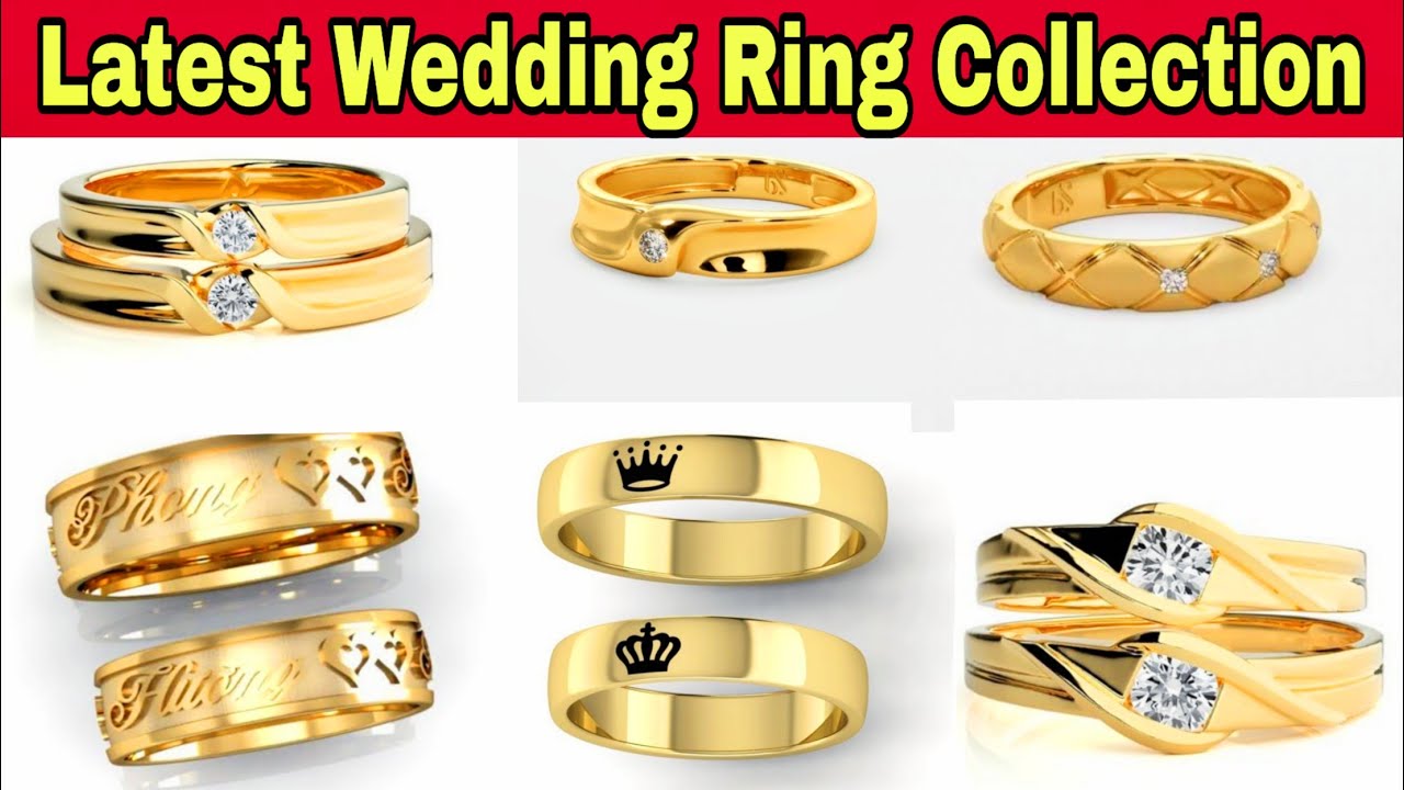 🔴Wedding Couples Ring Design 2024 // Beautiful Engagement Ring Collection in Gold