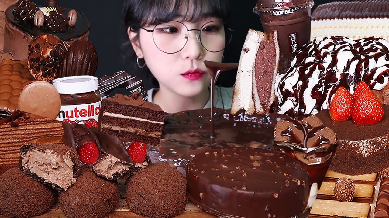 CHOCOLATE PARTY🍫초코로 시작해서 초코로 끝나는 초코파티 초콜릿 디저트 모음 초코 디저트 먹방 CHOCOLATE DESSERT MUKBANG ASMR
