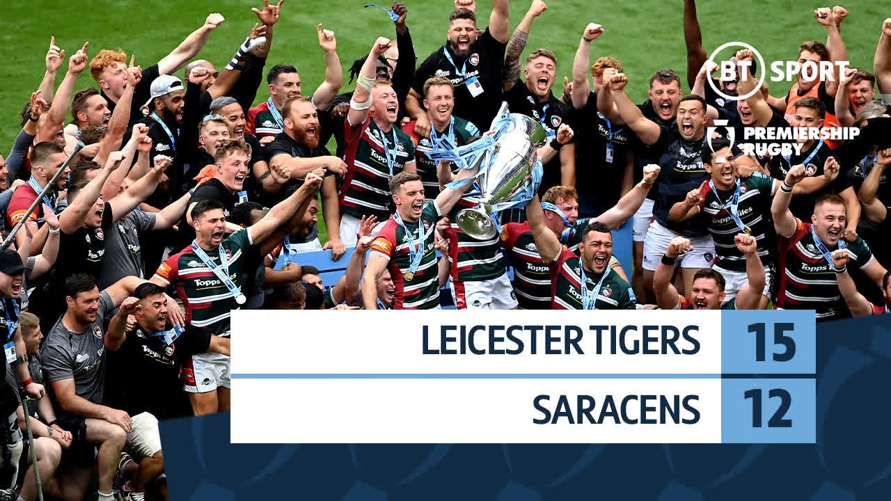 Leicester Tigers 15-12 Saracens | Late Burns kick wins it! | Gallagher Premiership Final Highlights