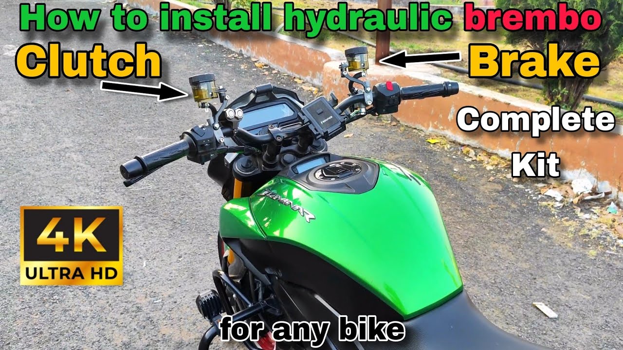 Brembo Hydraulic Brake And Clutch Installation Tutorial | dominar 400 modification ‎@BPLBIKER 
