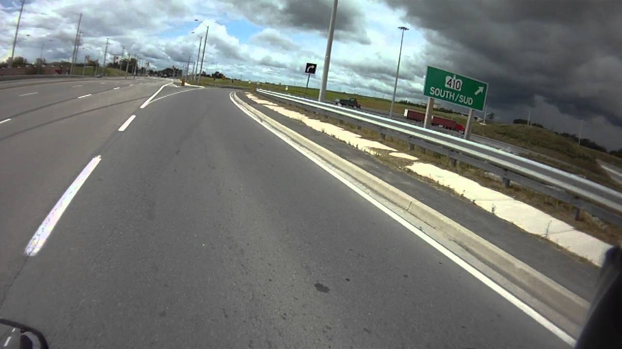 CBR 600RR highway on-ramp