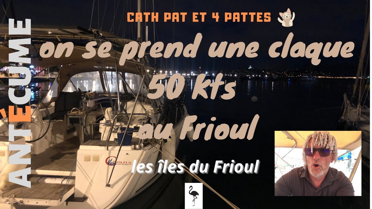 ⛵️Fort vent aux îles du Frioul