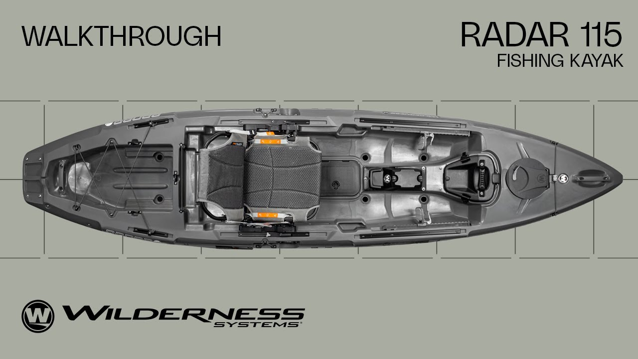 RADAR 115 Fishing Kayak Walkthrough | Wilderness Systems
