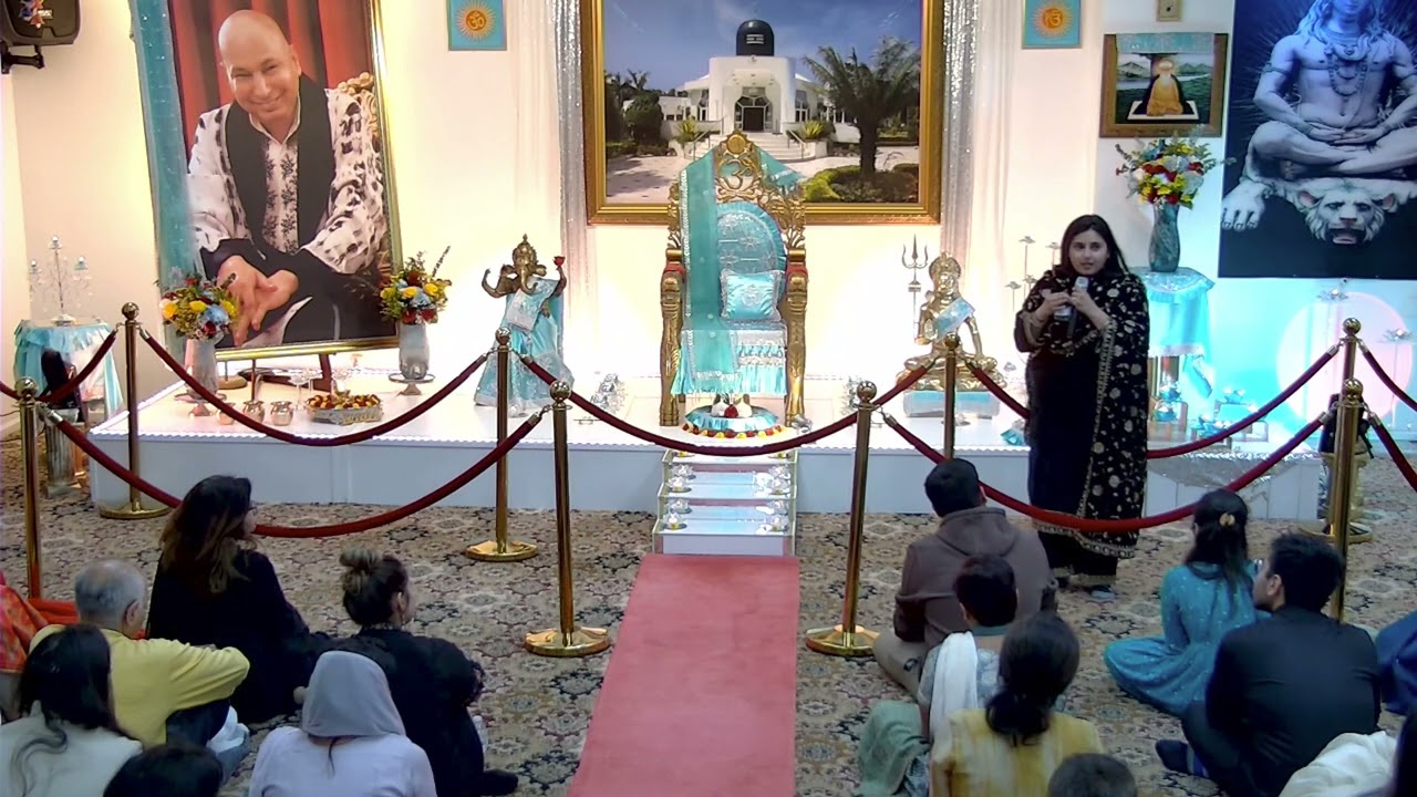 Satsang By Namiksha Aunty - Guruji Ka Ashram - New Jersey - USA - Somerset Temple