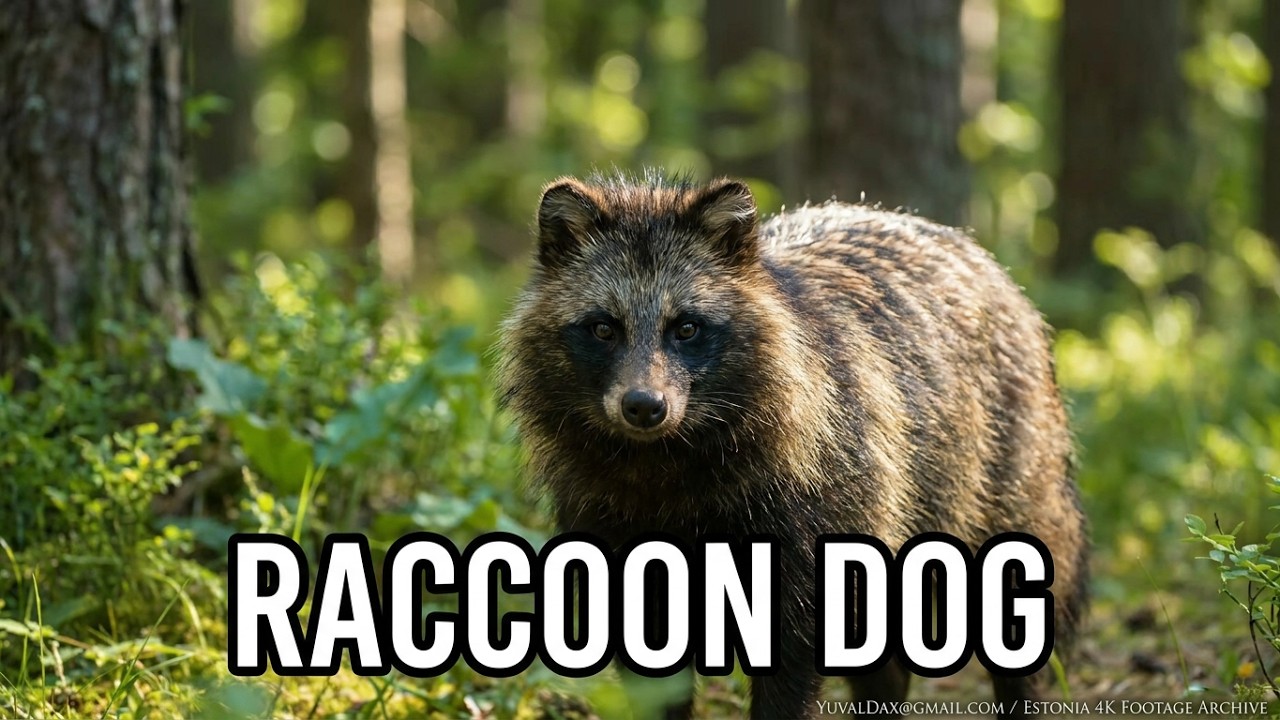 Common raccoon dog, Estonia