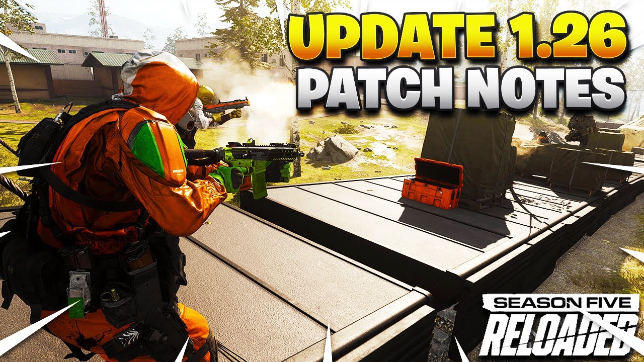 MODERN WARFARE: Update 1.26 PATCH NOTES! NEW SEASON 5 RELOADED, NEW FiNN LMG | THERMAL NERF & MORE!