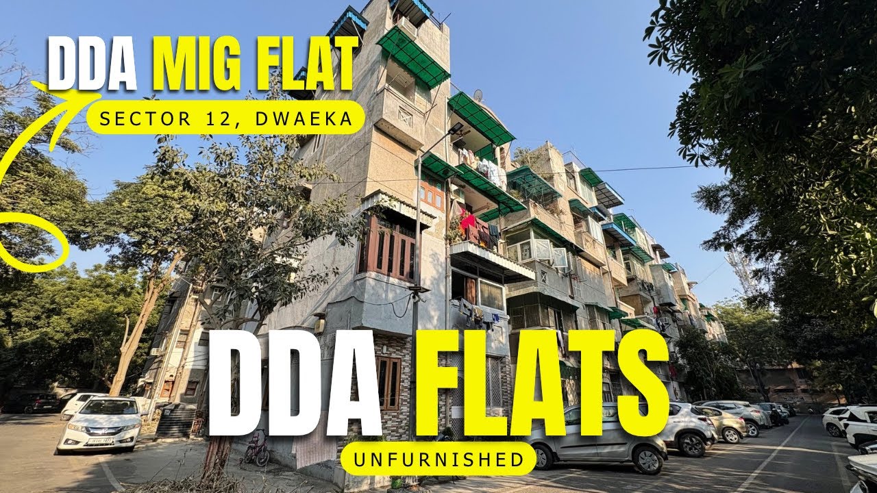 DDA MIG Flats in Dwarka ✅ Pocket 7, Sector 12, ~ Rehayashi Apartment ~ DDA Flats For Sale in Dwarka
