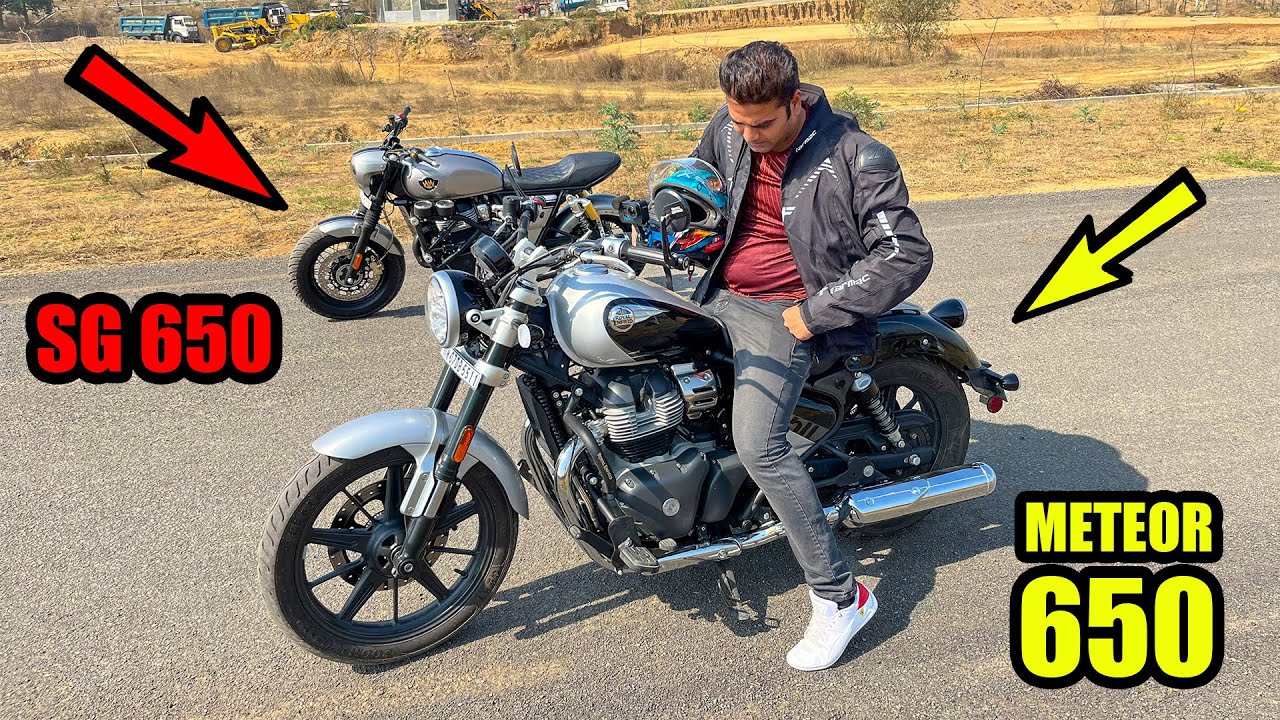 Ride Review of Royal Enfield Super Meteor 650 राजा फिर वापस आ गया