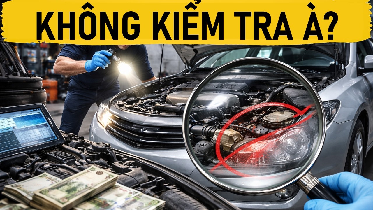 Mua xe CŨ à? 12 điều KHÔNG AI kiểm tra (và mất cả GIA TÀI!)