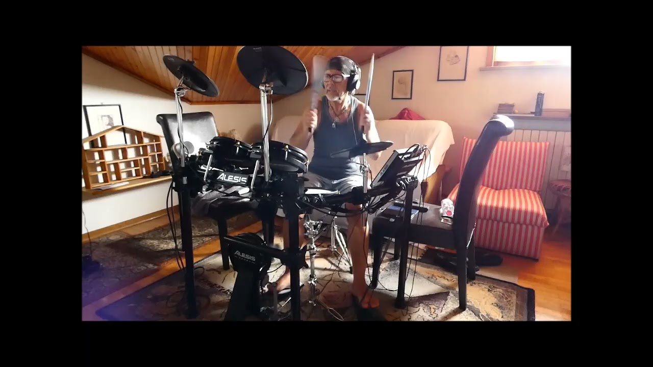 Raf - Self Control (drum cover - fair use)