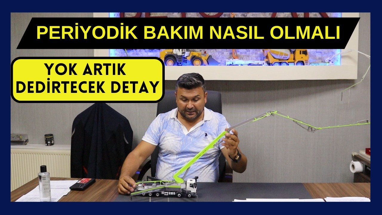 BETON POMPALARINDA PERİYODİK BAKIM NASIL YAPILIR / ÖNEMLİ DETAYLAR #betomakgrup