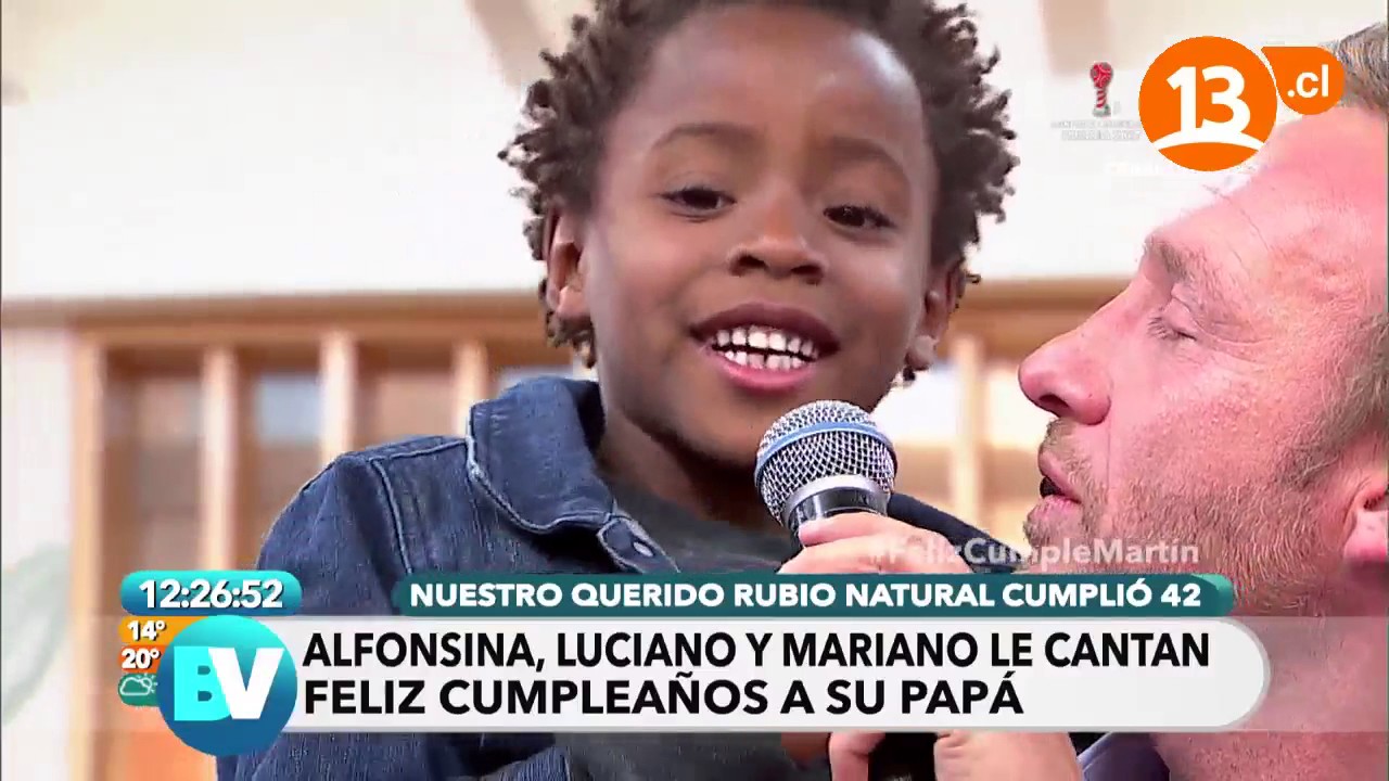 Martín festeja con sus hijos | Bienvenidos