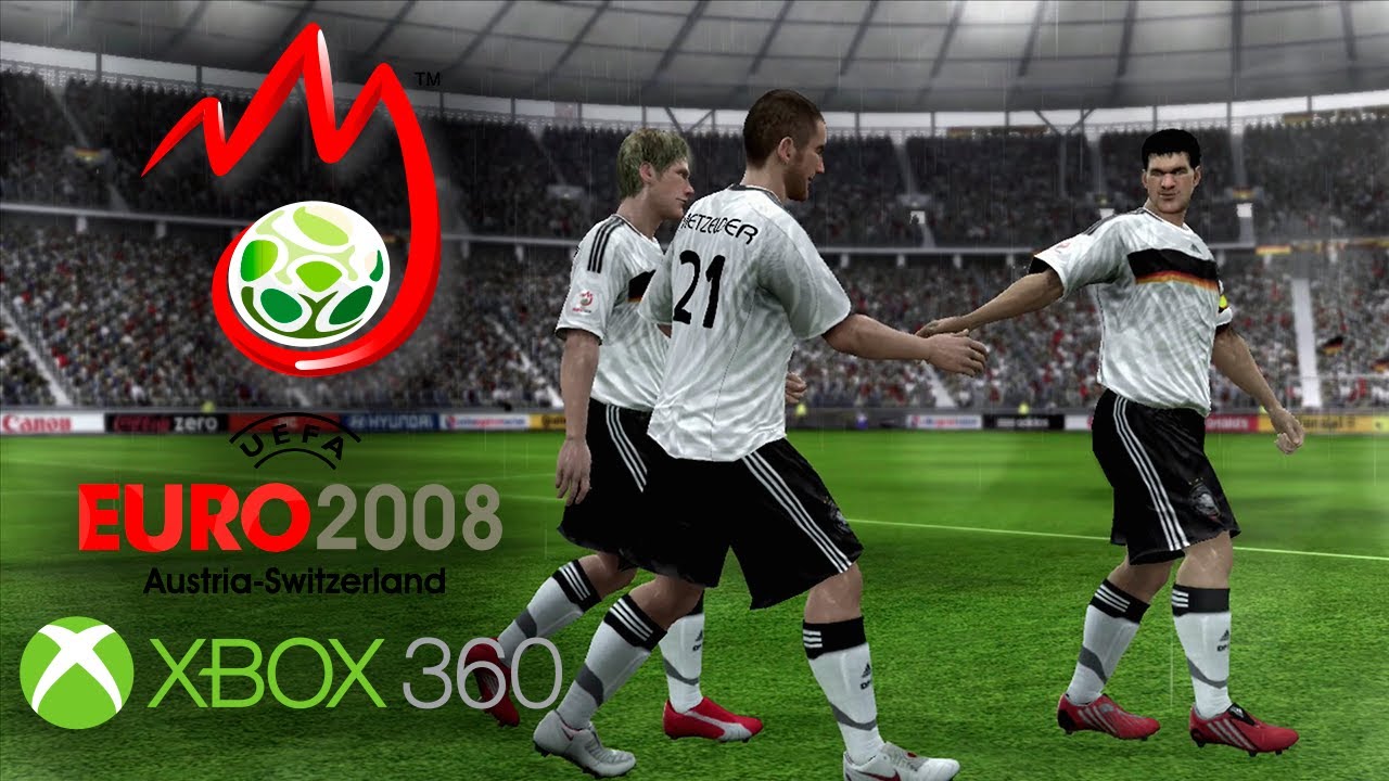 UEFA EURO 2008 (XBOX 360) - Conferindo o Game! Alemanha vs Itália! [PT-BR]