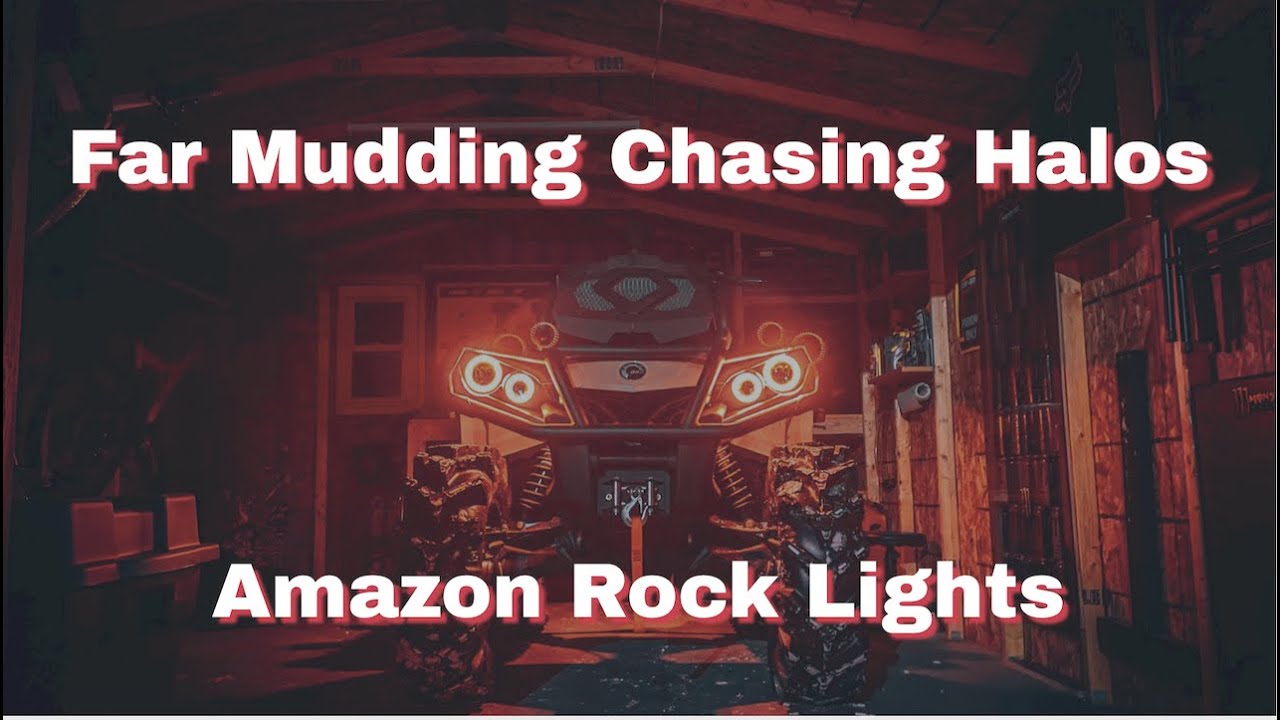 Installing Far Mudding Chasing Halos & Amazon Rock Lights on a 2022 Can-Am Outlander XMR