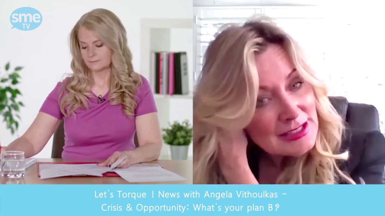 Talking with Angela Vithoulkas on SME TV on how to survive the COVID business climate!