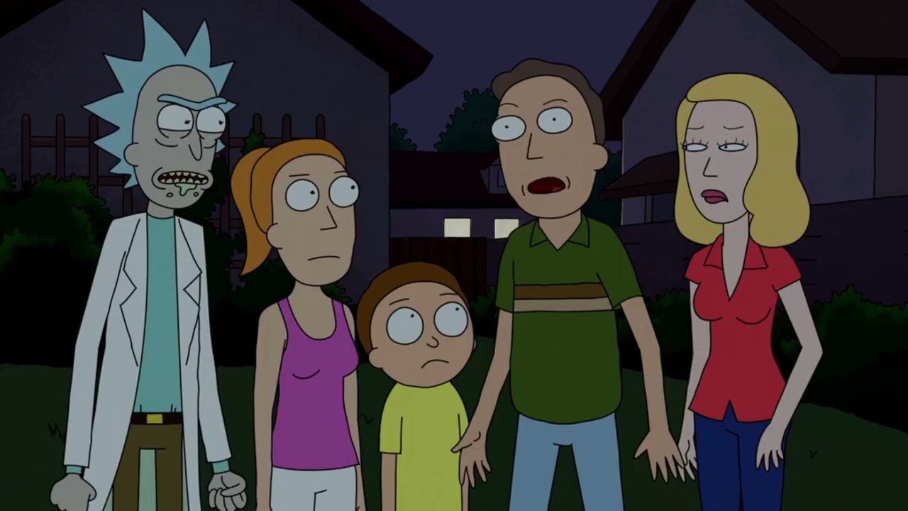 Rick and Morty - The Dogs Take Over The House/Jerry Pees On Their Guns - S1 E2