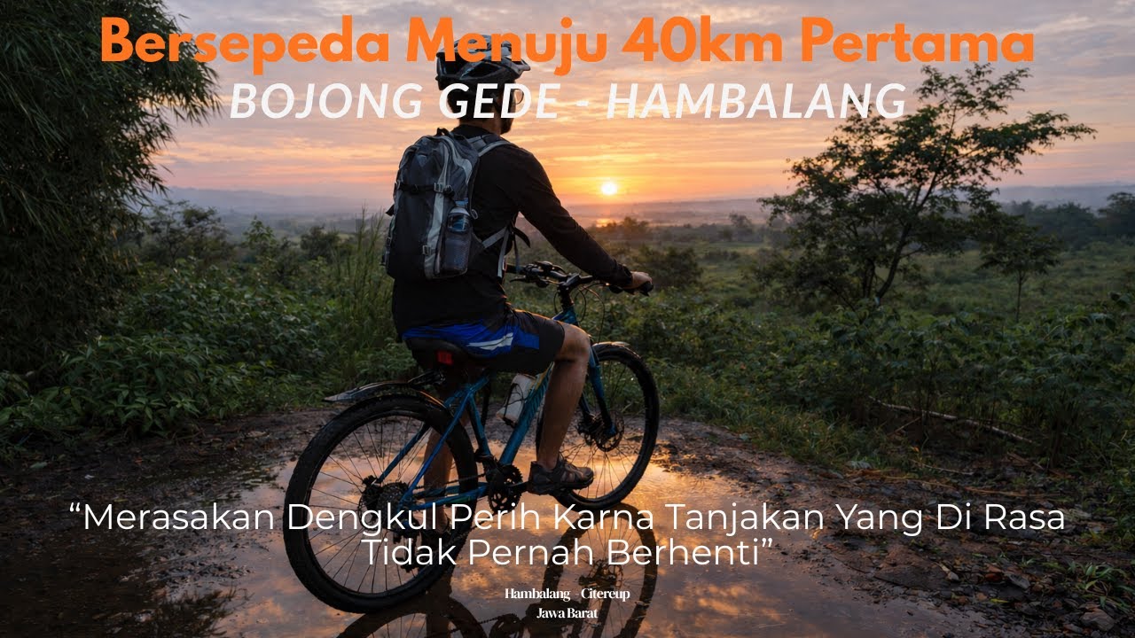 40 KM Pertama yang Bikin Menyerah… Tapi Pemandangannya NAGIH! | Berkelana Dengan Bersepeda | 01