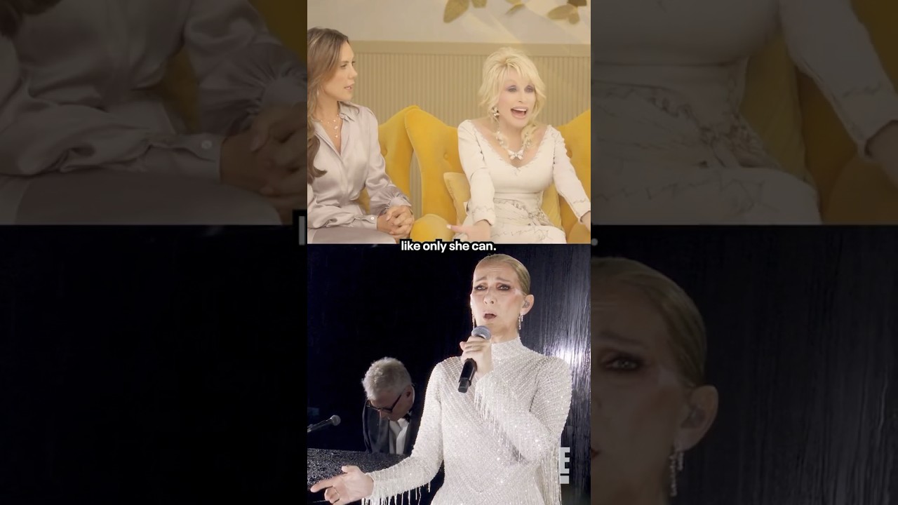 Dolly Parton praising Celine Dion&rsquo;s comeback performance at Paris Olympics #celinedion #dollyparton