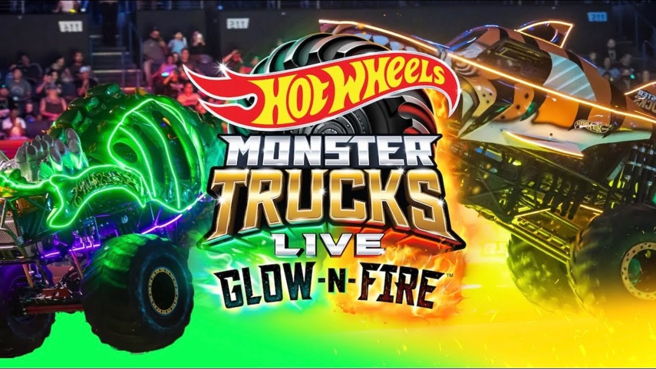 Hot Wheels Monster Trucks, Glow-n-Fire (Best Parts) O2 London 2025