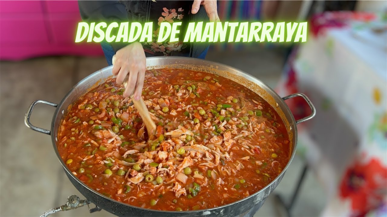 Discada de Mantarraya, una deliciosa receta de mariscos