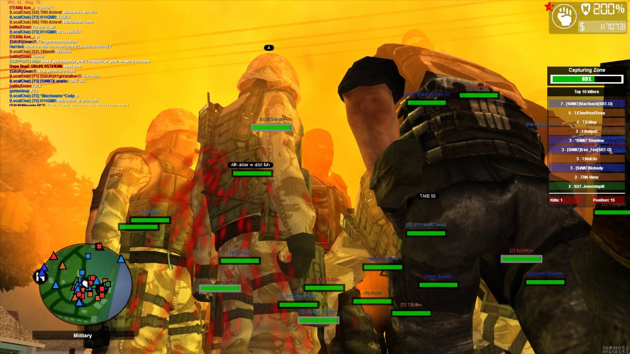 MTA:SA SAUR RPG | Warzones Barbecue