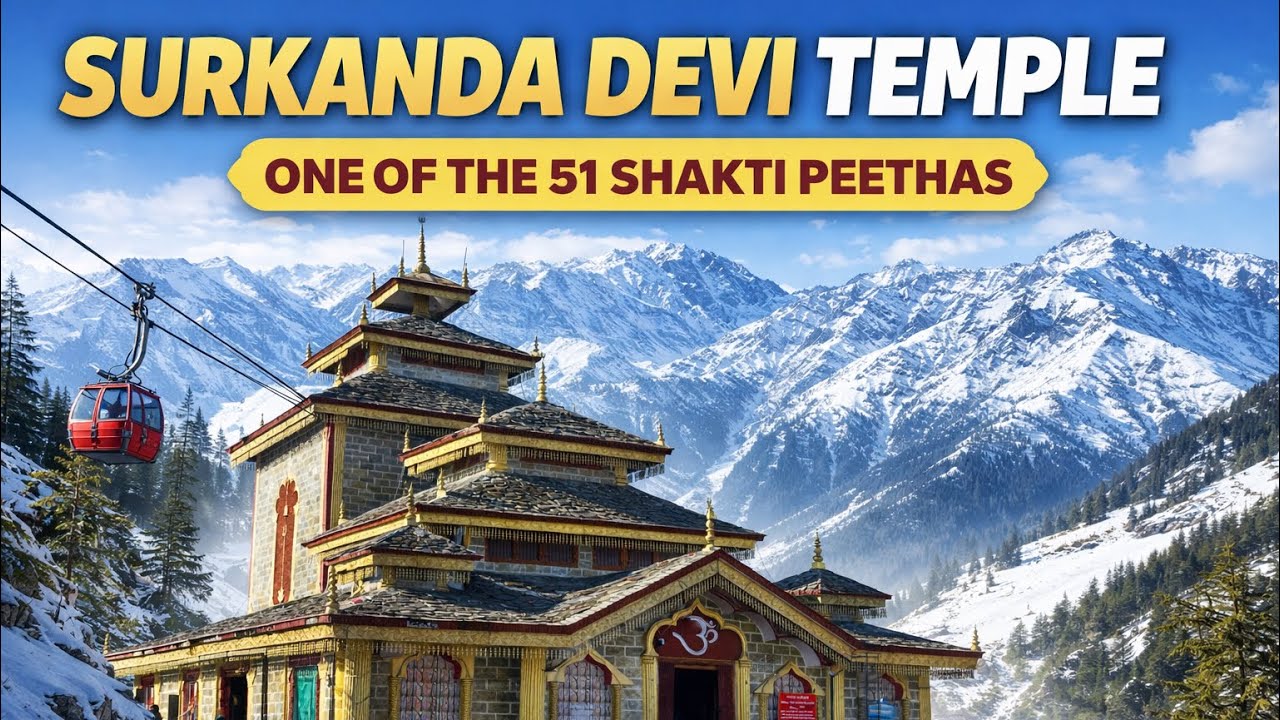 Surkanda Devi Temple one of the 51 Shakti peethas | vlog 23