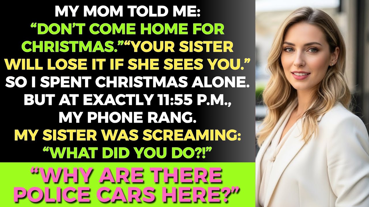 My Sister Banned Me From Christmas Until Police Cars Exposed Her Financial Betrayal At Home