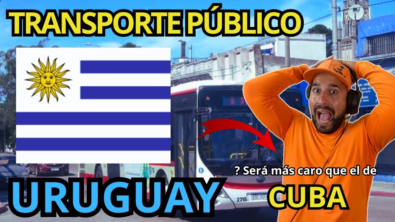 CUBANO🇨🇺 REACCIONA al Transporte PÚBLICO de URUGUAY 🇺🇾 ​⁠