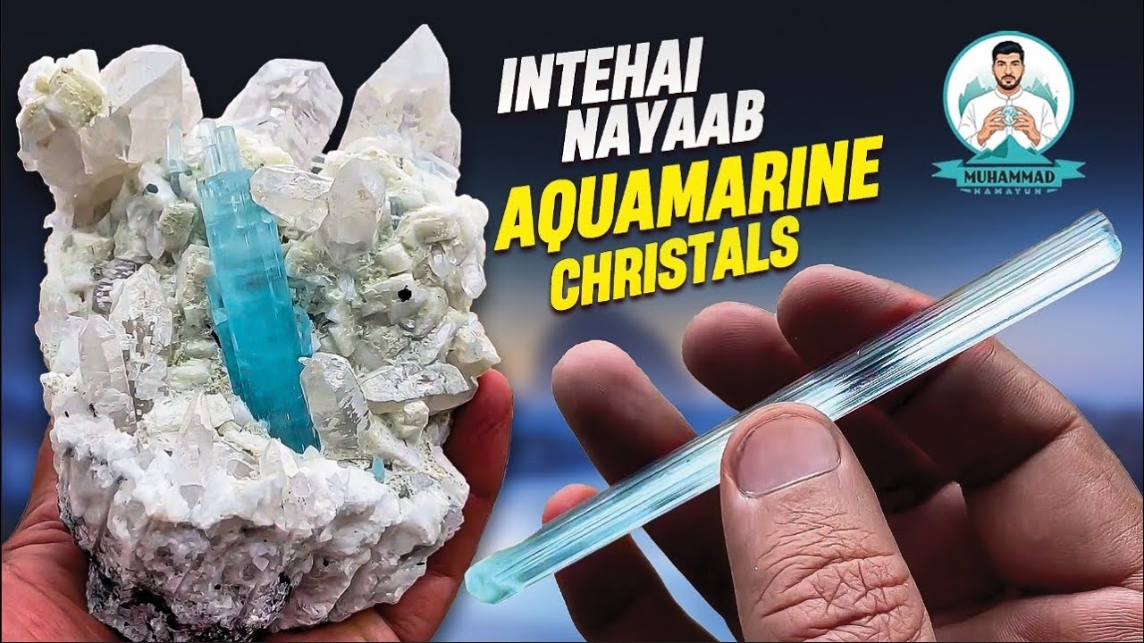 Skardu Pakistan k Intehai Nayaab AQUAMARINE CHRISTALS  - Vlog