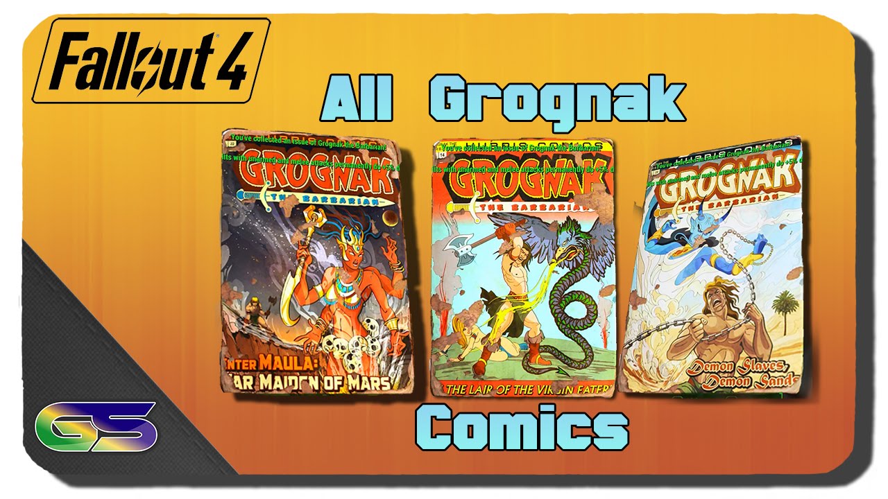 Fallout 4 - All Grognak The Barbarian Comic Book Locations