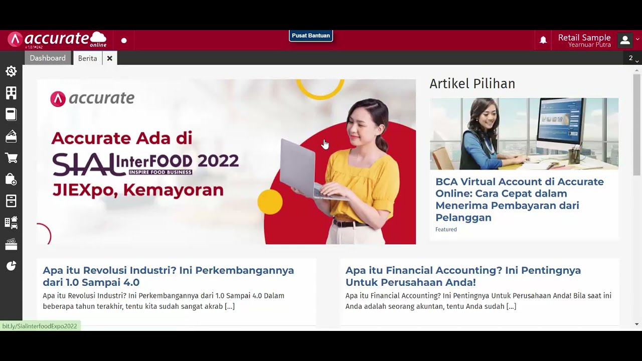 Menggunakan Overpay Penjualan ke Faktur lainnya pada Accurate Online